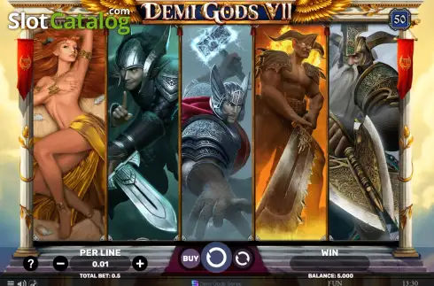Скрин2. Demi Gods VII слот
