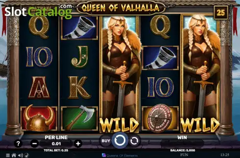 Скрин2. Queen of Valhalla слот