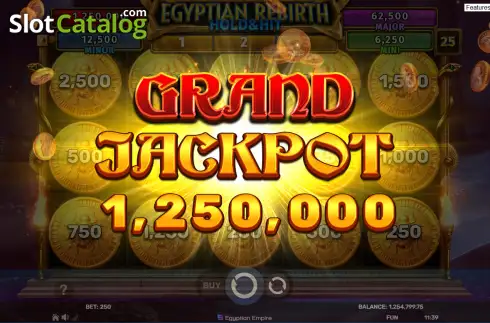 Скрин3. Egyptian Rebirth - Hold & Hit слот