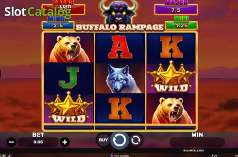 Скрин2. Buffalo Rampage Hold & Hit 3x3 слот