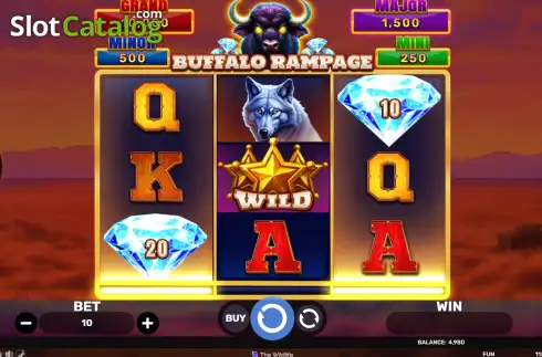 Скрин3. Buffalo Rampage Hold & Hit 3x3 слот
