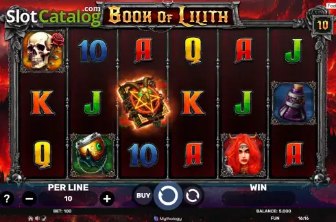 Скрин2. Book of Lilith слот