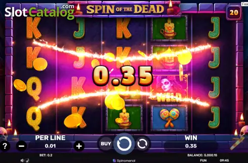 Скрин3. Spin of the Dead слот