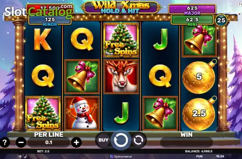 Скрин2. Wild Xmas Hold & Hit слот