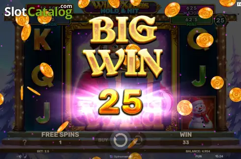 Скрин3. Wild Xmas Hold & Hit слот