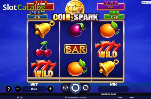 Скрин2. Coin Spark (Spinomenal) слот