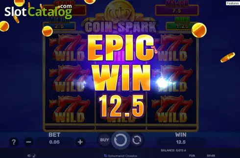 Скрин3. Coin Spark (Spinomenal) слот