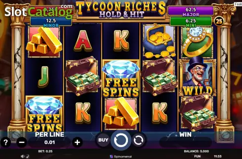 Скрин2. Tycoon Riches Hold & Hit слот