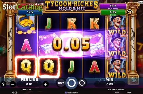 Скрин3. Tycoon Riches Hold & Hit слот