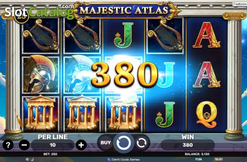 Скрин3. Majestic Atlas слот