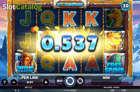 Скрин3. Icy Rampage слот