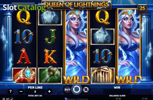 Скрин2. Queen of Lightnings слот