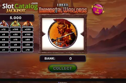 Скрин2. 1 Reel - Immortal Warlords слот
