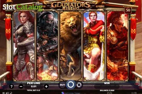 Скрин2. Gladiators Rising слот