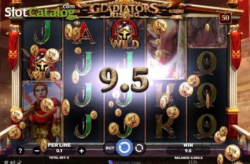 Скрин3. Gladiators Rising слот