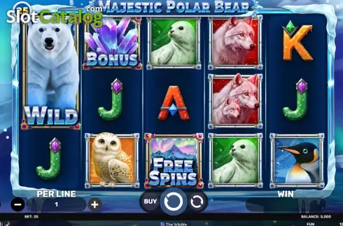 Скрин2. Majestic Polar Bear слот