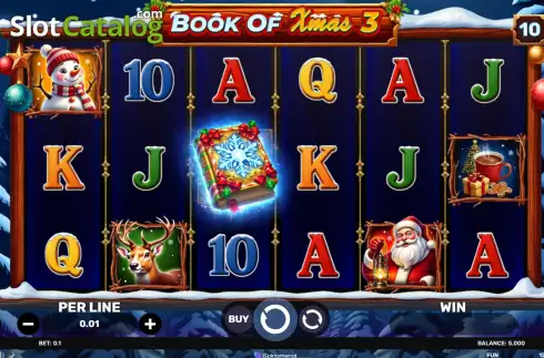 Скрин2. Book of Xmas 3 слот