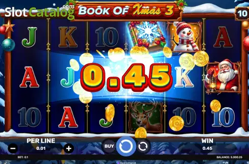 Скрин3. Book of Xmas 3 слот