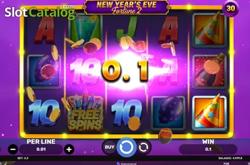 Скрин3. New Year's Eve Fortune 2 слот