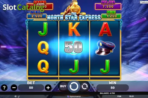Скрин3. The North Star Express Hold & Hit 3x3 слот