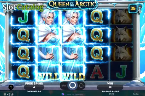 Скрин3. Queen of the Arctic слот