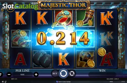 Скрин3. Majestic Thor слот