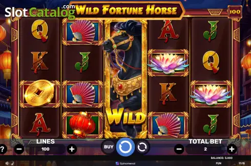 Скрин2. Wild Fortune Horse слот