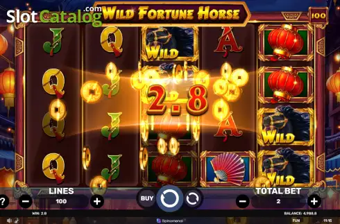 Скрин3. Wild Fortune Horse слот
