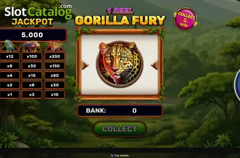 Скрин2. 1 Reel - Gorilla Fury слот