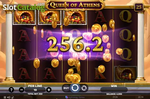 Скрин3. Queen of Athens слот