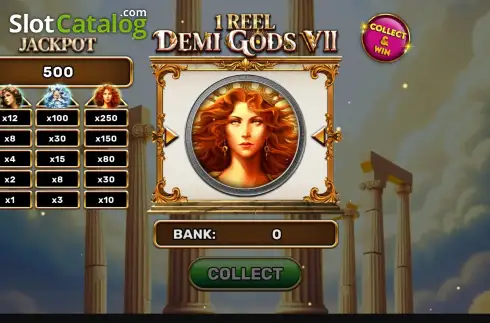 Скрин2. 1 Reel - Demi Gods 7 слот