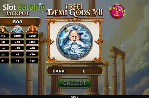 Скрин3. 1 Reel - Demi Gods 7 слот