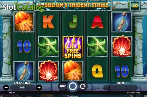 Скрин2. Poseidon's Trident Strike слот