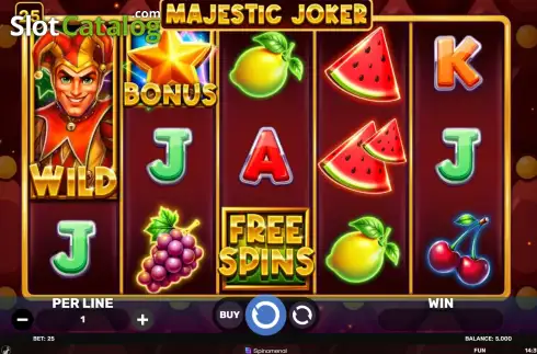 Скрин2. Majestic Joker слот