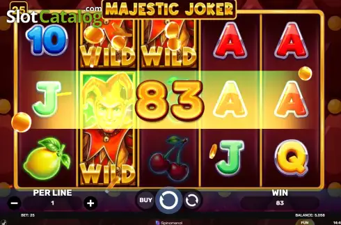 Скрин3. Majestic Joker слот