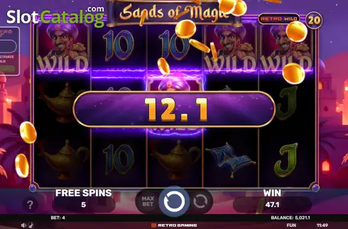 Скрин3. Sands of Magic слот