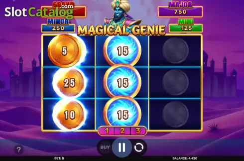 Скрин3. Magical Genie - Hold & Hit 3x3 слот