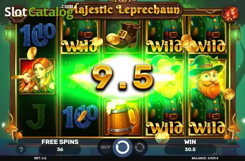 Скрин3. Majestic Leprechaun слот