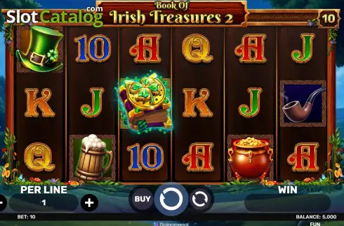 Скрин2. Book of Irish Treasures 2 слот