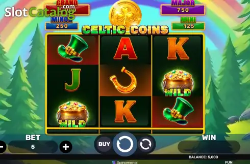Скрин2. Celtic Coins - Hold & Hit 3x3 слот