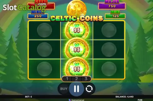 Скрин3. Celtic Coins - Hold & Hit 3x3 слот