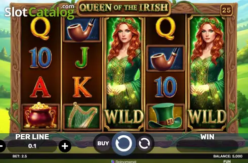 Скрин2. Queen of the Irish слот
