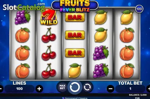 Скрин2. Fruits Fever Blitz слот
