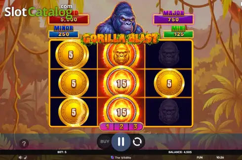 Скрин3. Gorilla Blast - Hold & Hit 3x3 слот