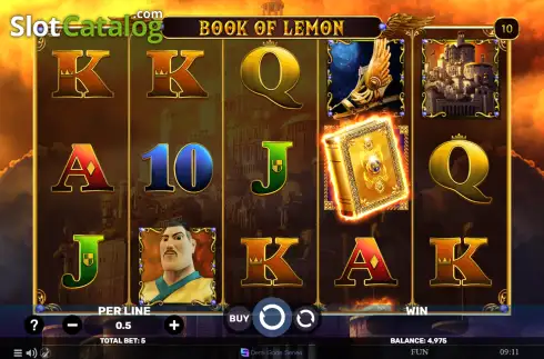 Скрин2. Book of Lemon слот