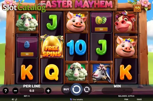 Скрин2. Easter Mayhem слот