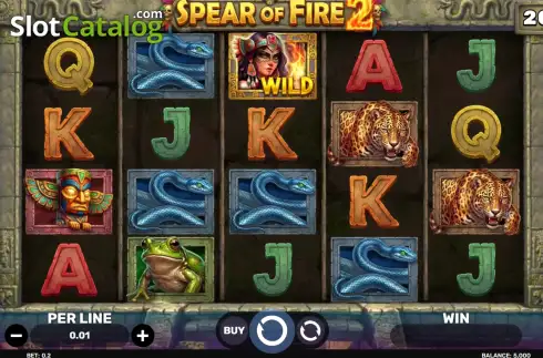 Скрин2. Spear of Fire 2 слот