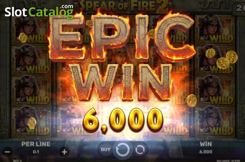 Скрин3. Spear of Fire 2 слот