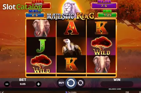 Скрин2. Majestic King - Hold & Hit 3x3 слот