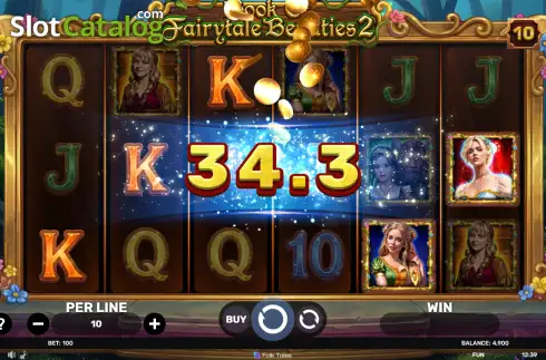 Скрин3. Book of Fairytale Beauties 2 слот
